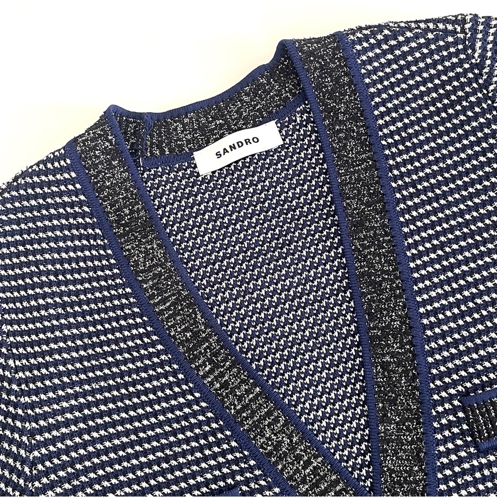 Sandro Sachou Knitted Dress with Bow - Picture 8 of 16